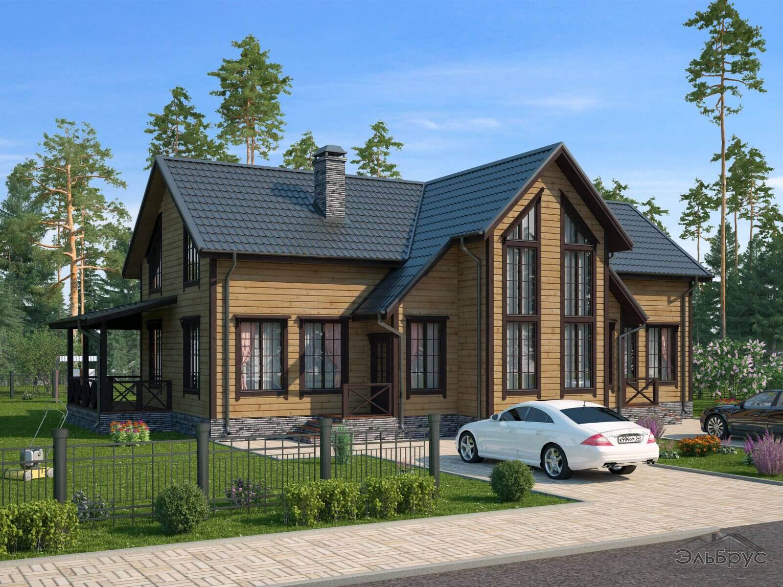 Проект №133 - вариант совместного строительства домов на две семьи. Знакомства для постройки таунхауса, дома, дюплекса в России